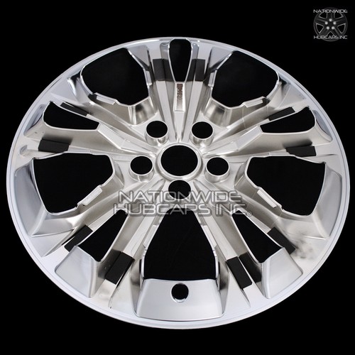 4 Chrome 2017-2019 Ford Escape SE SEL 17" Wheel Skins Hub Caps Alloy Rim Covers - Picture 6 of 10