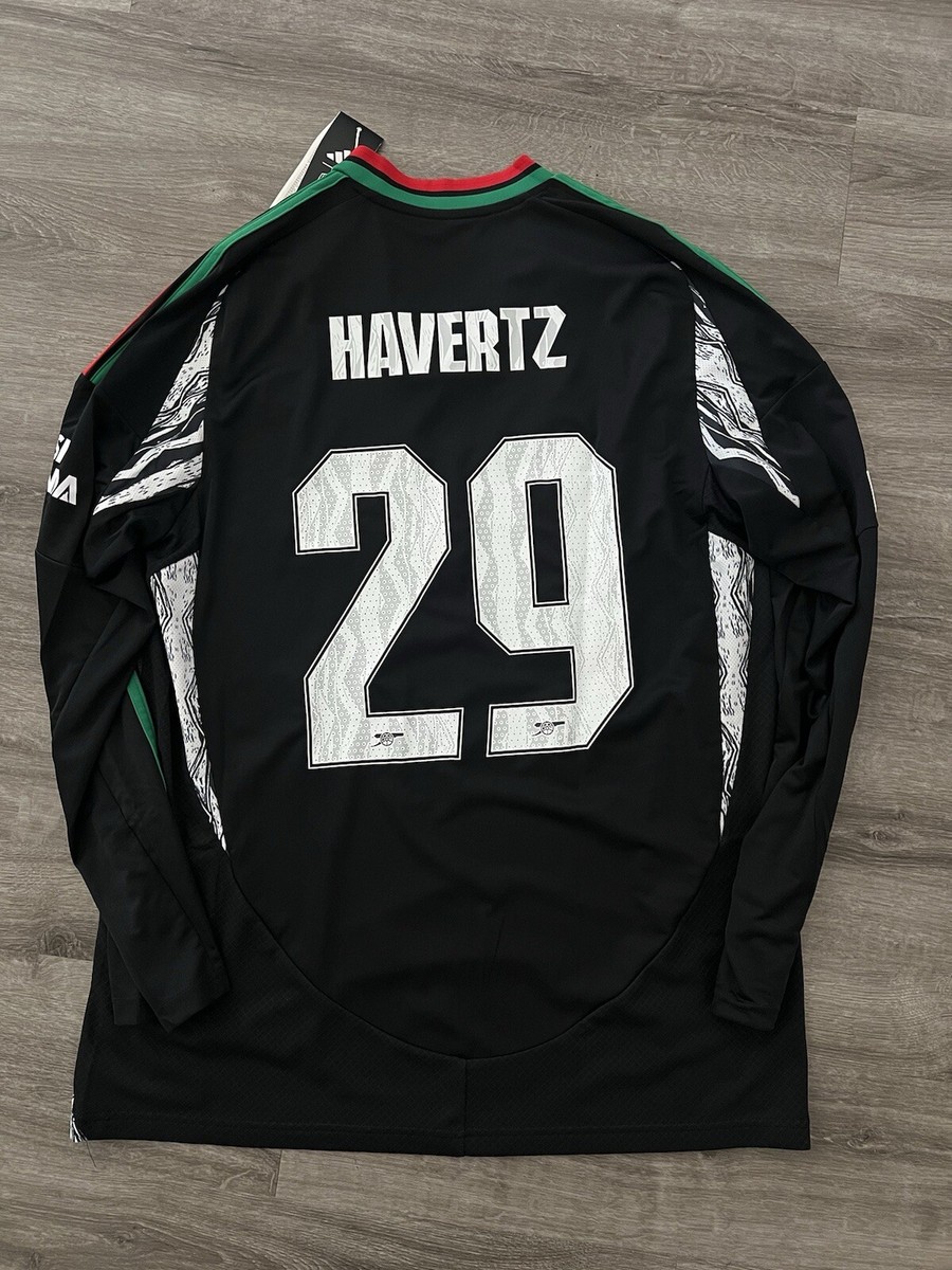 24-25 アーセナル Arsenal 29番 カイ・ハーベルツ 長袖 Arsenal KAI HAVERTZ 2024-2025 Away Long Sleeve Jersey | eBay