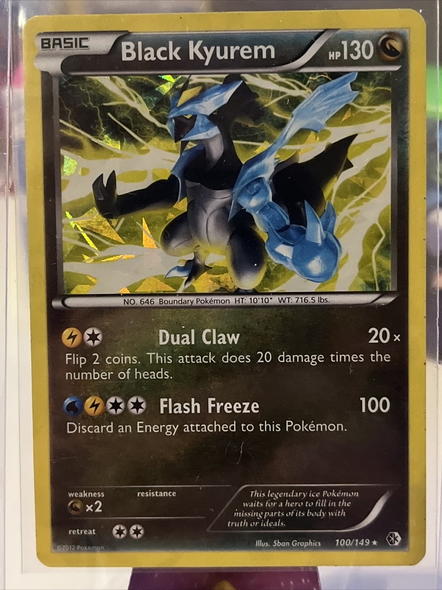 ピラミッドカード 他 Pokémon TCG Black Kyurem Boundaries Crossed 100/149 Excl