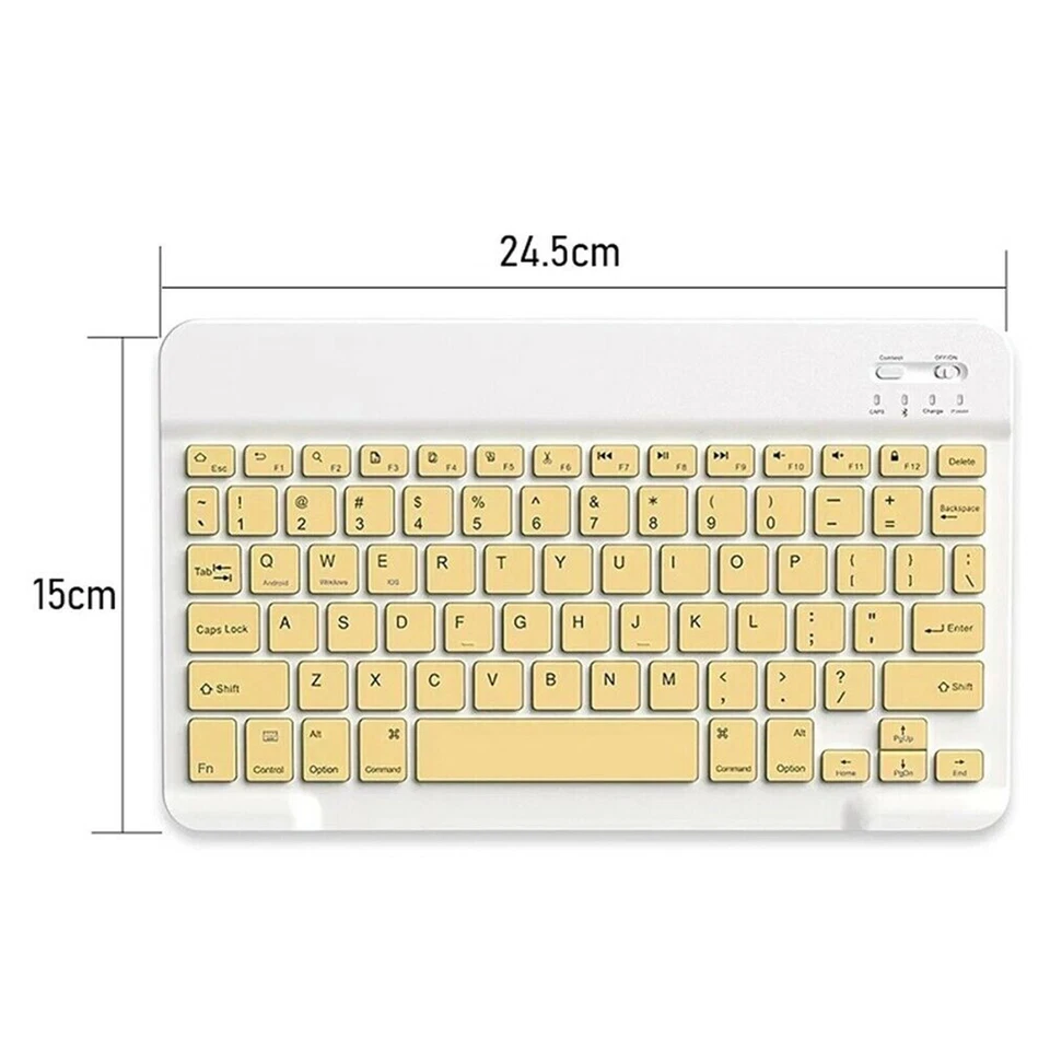 For Apple iPad 10.2 inch Case 9th/8th/7th Gen Leather Cover+Wireless Keyboard - Image 4 of 4