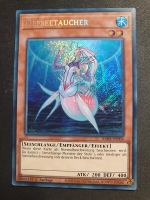 Yu-Gi-Oh! RA03-DE004 Tiefseetaucher Secret Rare NM 1st