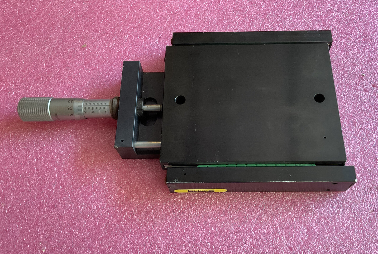 Parker 4413 Ball Bearing Positioner Manual Stage, Micrometer: 25mm, 5 x 5" Stage