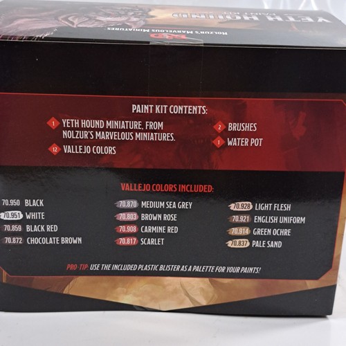 D&D Nolzur's Marvelous Miniatures: Yeth Hound (90529) Paint Kit Brand New! - M1 - Picture 7 of 7