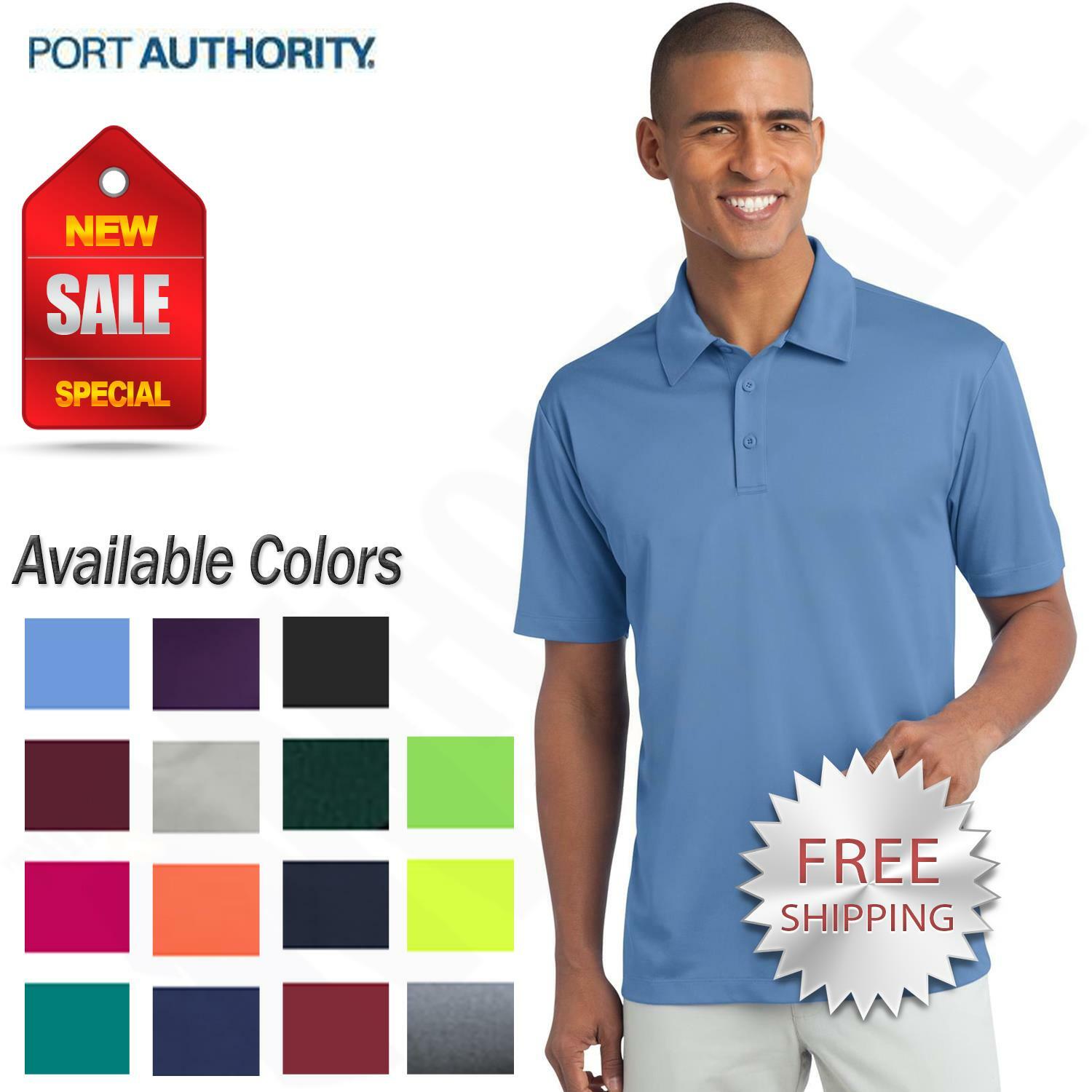 Port Authority Mens Dri-Fit SIlk touch Performance Polo Golf Shirt M-K540