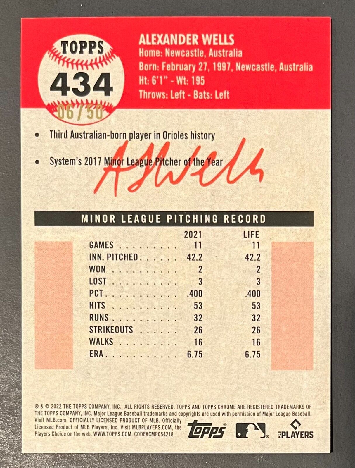 ⚾(you pick!) Baltimore Orioles 2022 Topps Chrome Platinum Anniversary🟠⚫ - Picture 92 of 92