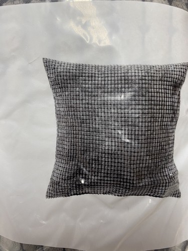 NEW Ikea Gullklocka Pillow Covers 20" x 20" FIVE (5) Gray Grid Square - Picture 4 of 5