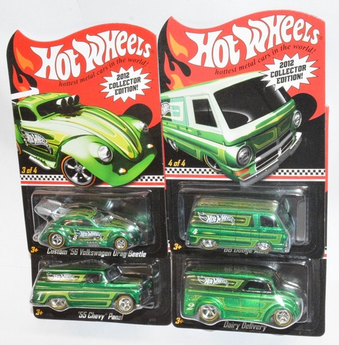 Hot Wheels 2012 Collector Edition Mail-In Complete Set Panel VW Dodge Dairy - Picture 2 of 12