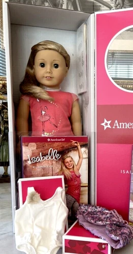American Girl Isabelle Palmer Doll & Book GOTY 2014 New +Dance Leo+Skirt+Book - Picture 1 of 13