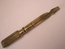 Standard Blade Screwdriver Vintage LARGE Tie Bar Clip tools carpenter machinist