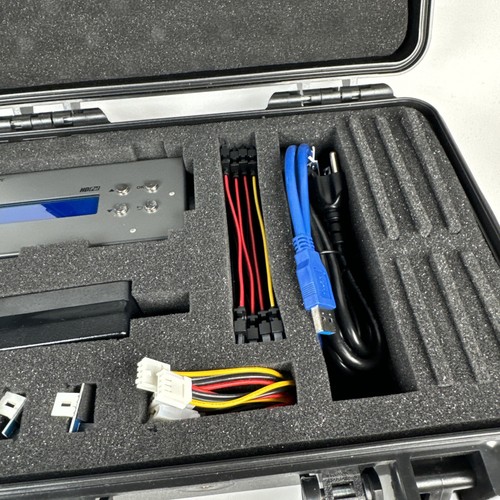 EZ Dupe HD Pal 1 to 3 Hard DriveDuplicator Deluxe Kit - SATA HDD Cloner 18GB/Min - Afbeelding 7 van 8