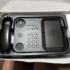 Clear Captions Blue Hearing Impaired Call Captioning Phone W/Power Adapter Nice