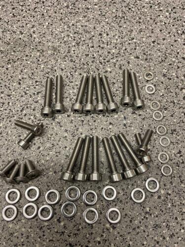 BMW R 1150 GS Coprimotore Coperchio Frontale Torx V2A Acciaio Inox TX-Drive - Foto 4 di 5