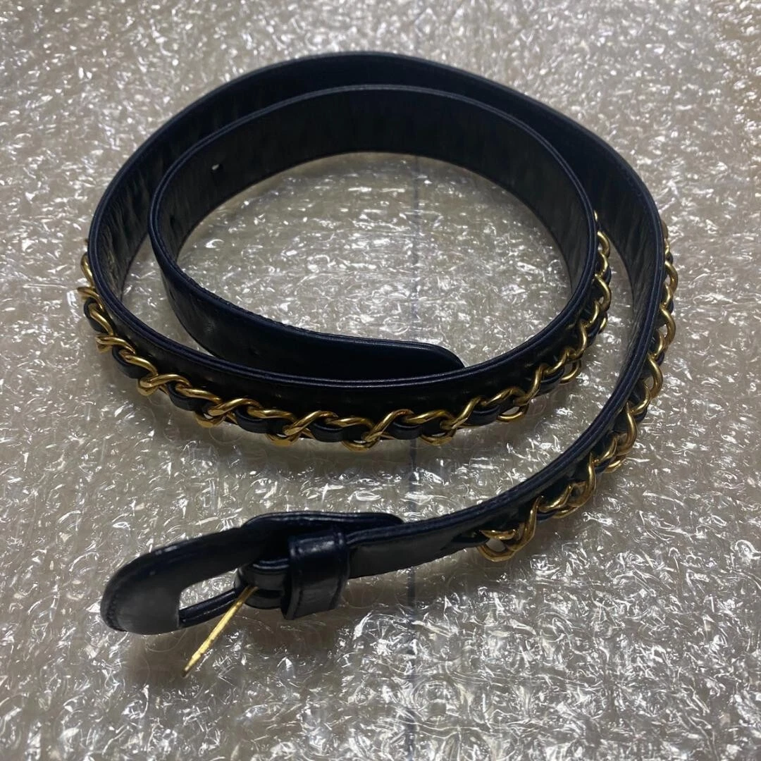 CHANEL Belts Chanel Leather For Female 80 Cm for Women