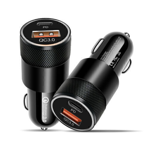 18W QC3.0 + PD Fast Car Charger Plug For Apple iPhone 15 14 13 12 11 Pro Max XS - Picture 17 of 28