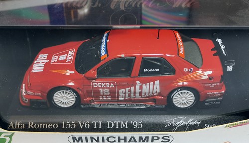 Minichamps 1:43: Alfa Romeo 155 V6 Ti Presentation DTM 1995 "S. Modena" #18