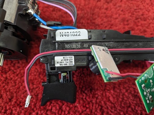 Genuine DeWalt N481825 Motor Switch SA For DCD996 Type 1 & 10 DCD991 Type 1 & 10 - Picture 3 of 9