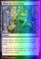 MTG Magic the Gathering Thirst for Knowledge (71/503) Double Masters LP FOIL