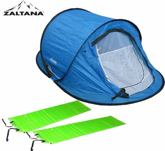 POP UP Tent with 2Pcs self inflatable Air Mattress