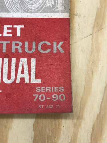 1971 Chevrolet Heavy Duty Truck Shop Manual Supplement Series 70-90 - Bild 3 von 12