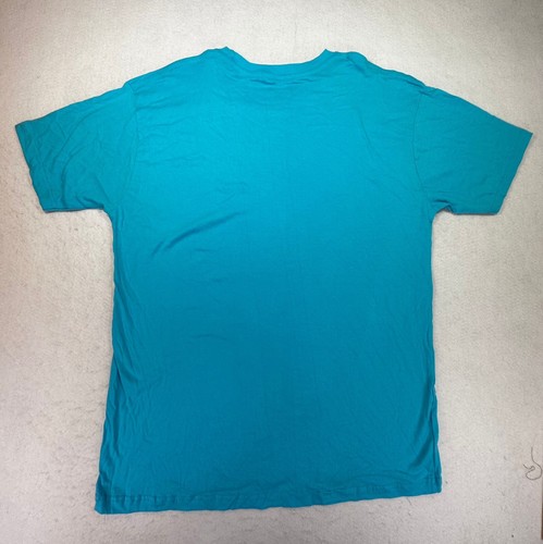 NWT Galaxy By Harvic Mens T-Shirt Turquoise Short Sleeve CrewNeck Size XL - Picture 11 of 11