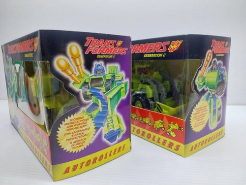 Road Block  & Dirtbag   Hasbro Autorollers   G2   Decepticon  MISB 1990's   F/S - Picture 4 of 17