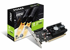 MSI GT1030 2G LP OC Carte Graphique Nvidia GeForce GT 1 MHz 2 Go PCI Express 3.0