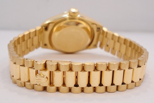 Rolex President 69178 18K Yellow Gold Sticks Dial Ladies Watch *MINT CONDITION* - Picture 9 of 12