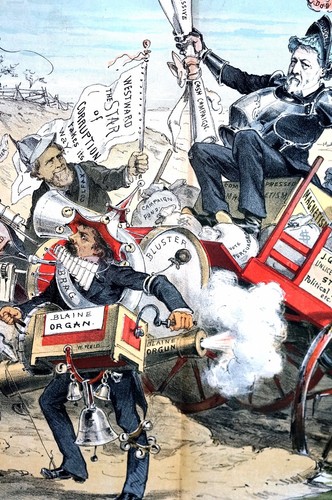 Blaine HARD PULL 1884 MARCHING BAND CASH CAMPAIGN BRIBERY Mulligan Guards Ohio - Picture 9 of 10