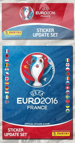 Panini UEFA EURO 2016 Francia - Set aggiornamento adesivi sigillati 84 adesivi Rashford +