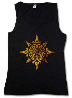 AZTEC POWER DAMEN TANK TOP Indianer Sign Kultur Zivilisation Maya Religion