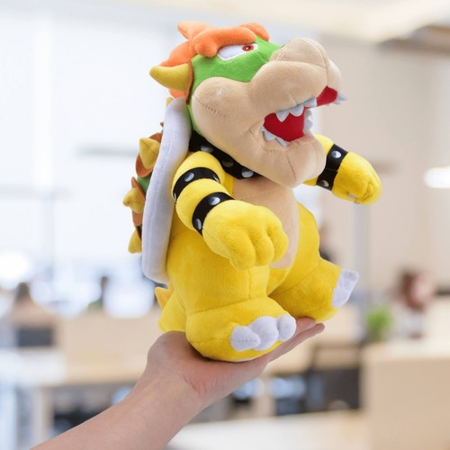 Super Mario Bros Bowser Koopa Plush Stuffed King Figure Game Toy Doll Gift 10" - Picture 6 of 6