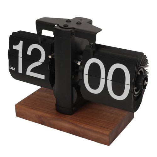 Creative Minimalist Automatic Flip Page Clock - Retro 12-Hour Digital Desk Clock - Picture 14 of 15
