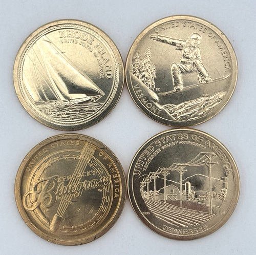 2018 - 2025 56 Coin PD Mint Uncirculated American Innovation Dollar Set - Picture 6 of 10