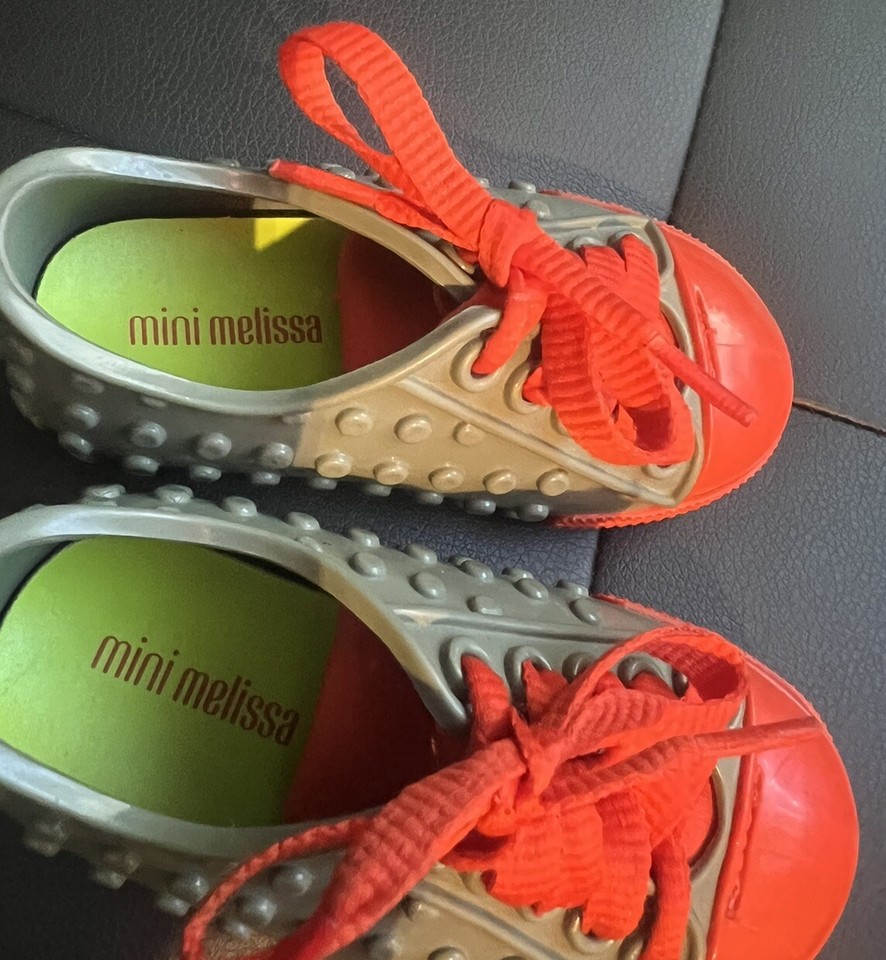 MINI MELISSA VEGAN Toddler Sneakers Shoes! Size 6 NEW eBay