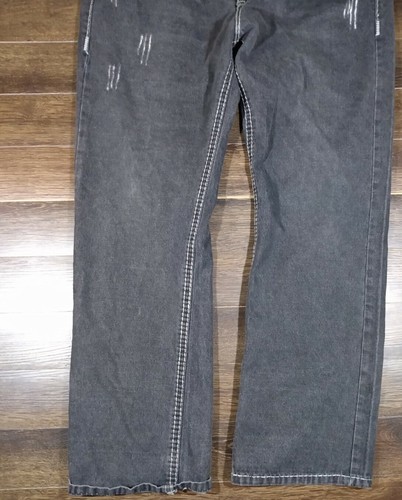 True Religion Brand Jeans Geno Super T Deal Grey Men Size 42 - Picture 2 of 6