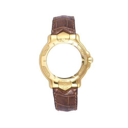 New TAG Heuer 6000 series FC6059 brown gold leather watch strap WH WH5142 20mm