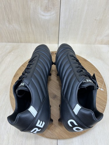 NUEVO Botines de fútbol Core SR Pitch Vision de cuero negro para hombre talla 11 - Imagen 8 de 10