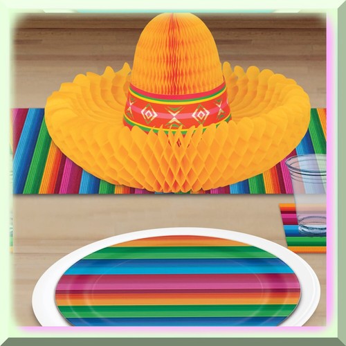Centro de mesa Fiesta Sombrero pañuelo - Vibrante decoración de mesa mexicana para Cinco - Imagen 5 de 7