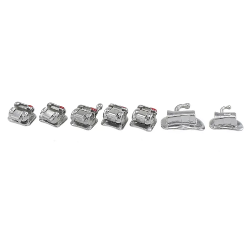 Dental Orthodontic Self Ligating Ceramic Bracket Metal Buccal Tube Ormco Damon Q - Picture 82 of 83