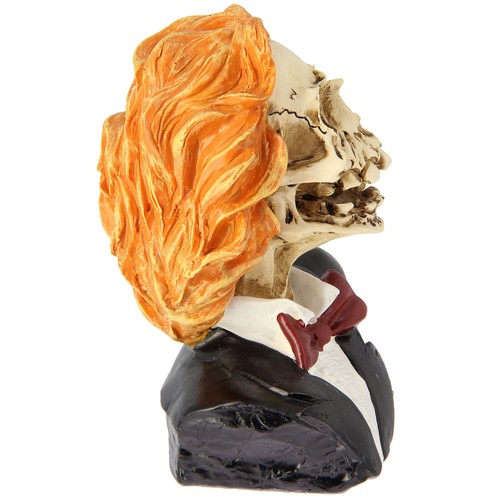 Hand Painted Resin Skull Figurine Gothic Fantasy Collectors Display Ornament - Picture 11 of 25