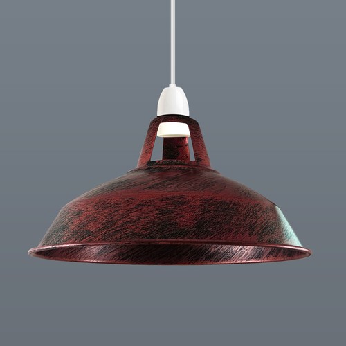 Vintage Retro Pendant Shade Metal Lampshade Kitchen Modern Ceiling Light Shades - Picture 95 of 225