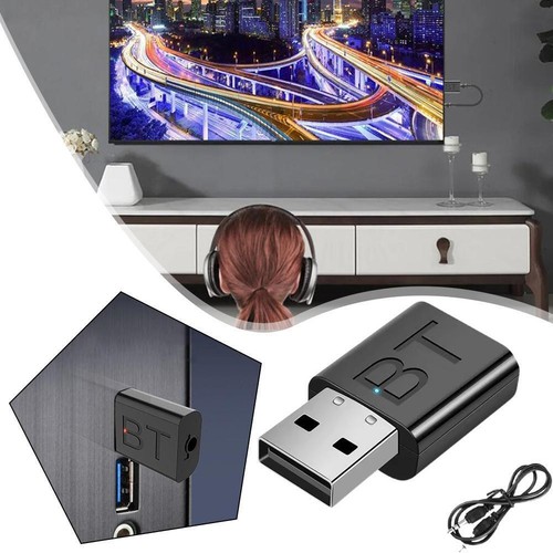 Car Bluetooth Adapter ReceiverTransmitter WirelessBluetooth Plug&Play' U4Q8 - Afbeelding 5 van 11