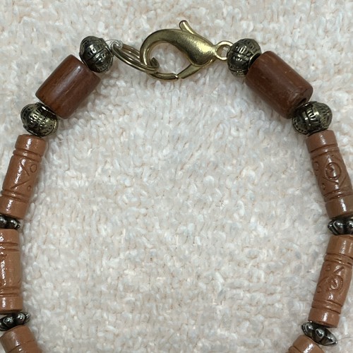 PULSERA MUJER TALLADA RANA/CUENTAS TIPO TRIBAL - Imagen 4 de 18