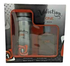 Addiction ONE Man Body Spray & EDT Aftershave MENS GIFT SET (2 PIECE)