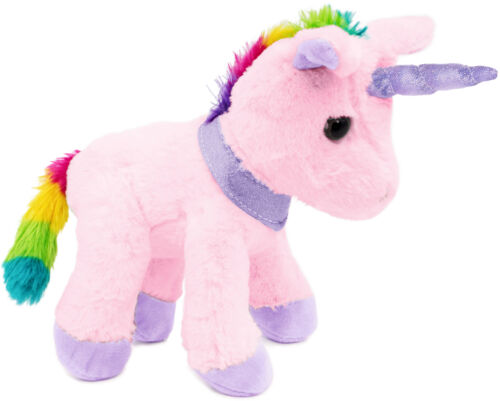 BRUBAKER Peluche Unicorno - 8,3 pollici - Giocattolo peluche coccoloso - Animale di peluche - Rosa - Foto 2 di 6