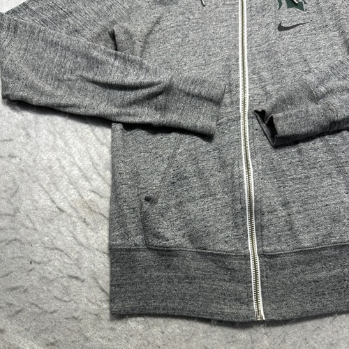 Nike Michigan State Spartans MSU Hoodie Heather Gray Full Zip Womens Size Small - Picture 2 of 13