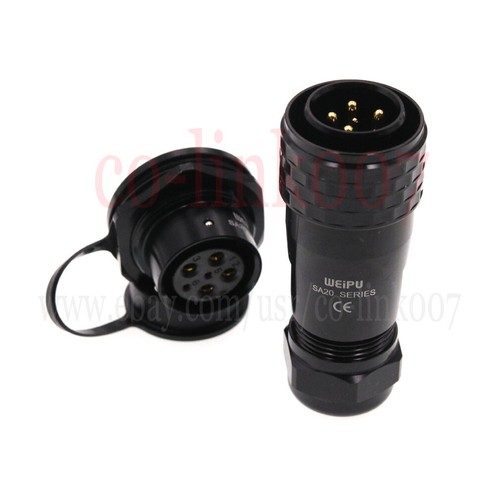 WEIPU SA20 2-15Pin Connector, SA2010 SA2015 Aviation Waterproof Female Plug IP67 - Picture 16 of 22