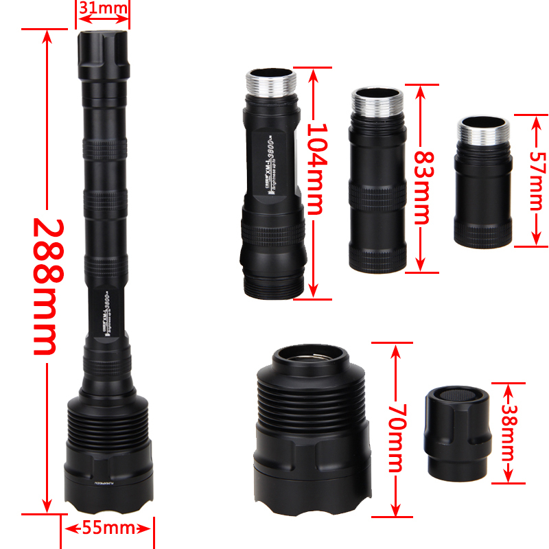 TrustFire TR-3T6 XM-L2 LED Flashlight Torch Hunting Battery+Mount Lamp 1MODE + Battery+Mount Hunting D 18f8e1 TrustFire TR-3T6 XM-L2 LED Flashlight Torch Hunting Battery+Mount Lamp 1MODE + Battery+Mount Hunting D 18f8e1