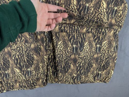Feather Flage Camo Duck Hunting Vest Size 2X 3X Button Front Padded Shoulder - Picture 4 of 11