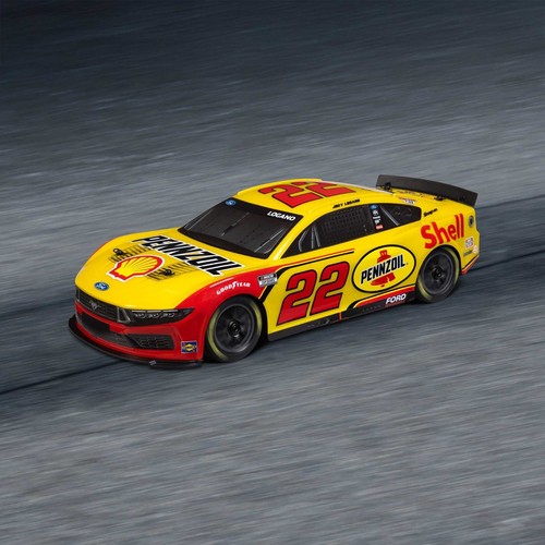 Team Losi 1/12 NASCAR RC Racecar Joey Logano No. 22 Shell 2025 Ford LOS1122522 - Picture 16 of 22